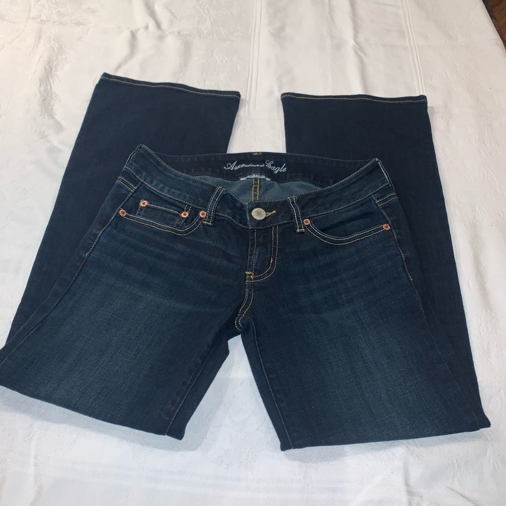 American Eagle Stretch Favorite Boyfriend jeans 4 short dark wash